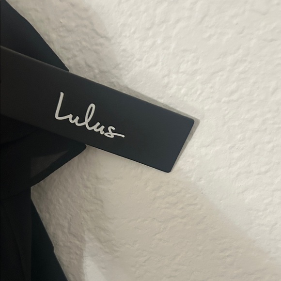 Lulu's Black Ruffle Maxi Dress - Picture 5 of 8